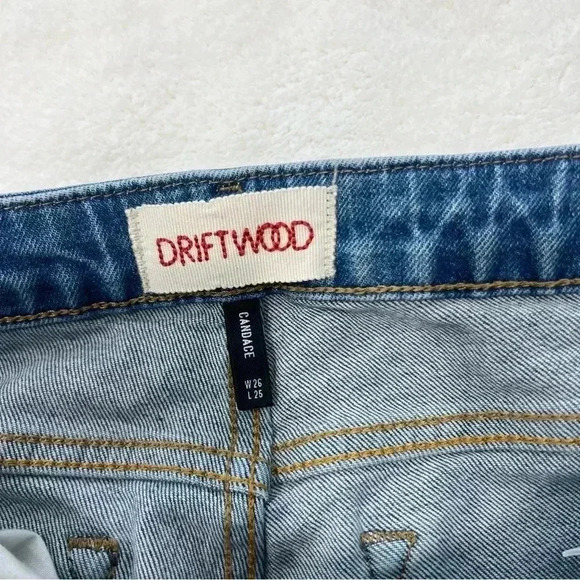 Driftwood Candace straight jeans size 26 - Picture 9 of 14